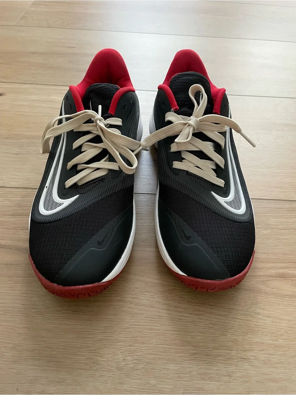 Nike Precision Vll Men 7 Black, Red basketball Low-Top Trainers #0166